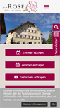 Mobile Screenshot of hotel-zur-rose.eu